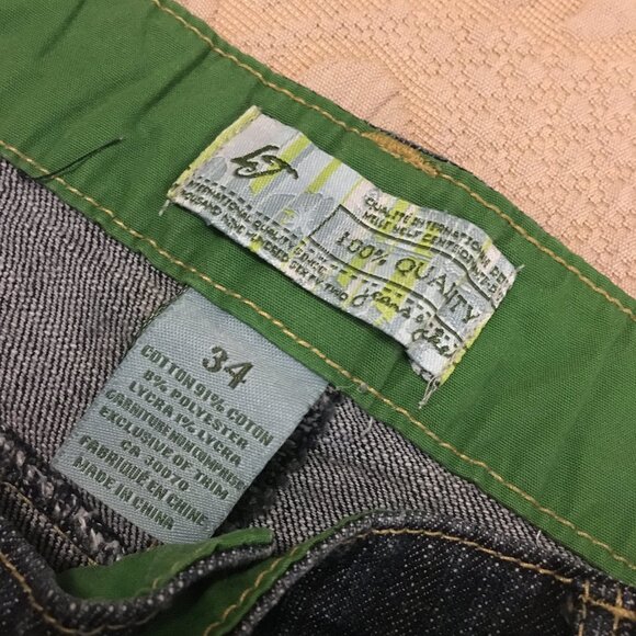 Retro Lois Jeans Dark Blue Denim Jeans - Picture 10 of 15